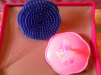 Lots de 2 brosses massantes